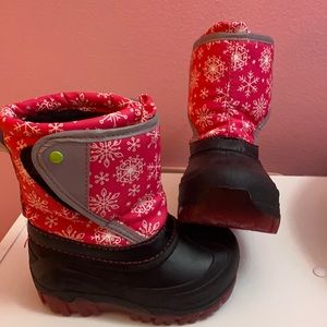 Light up toddler snow boots
